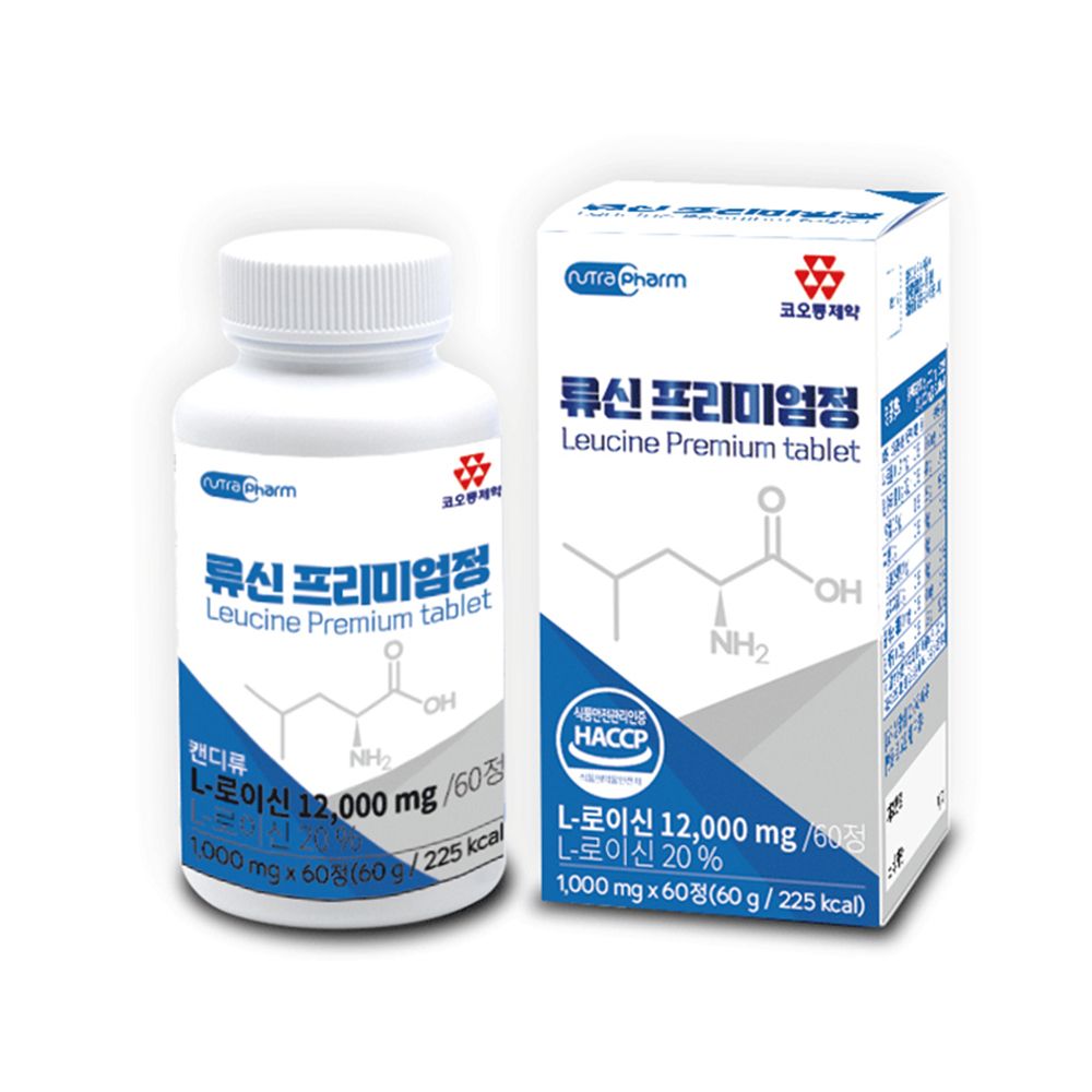 [KOLON Pharmaceuticals] L-Leucine 12,000mg Premium 60 tablets _ Optimal Muscle Recovery and Growth _ Made in Korea